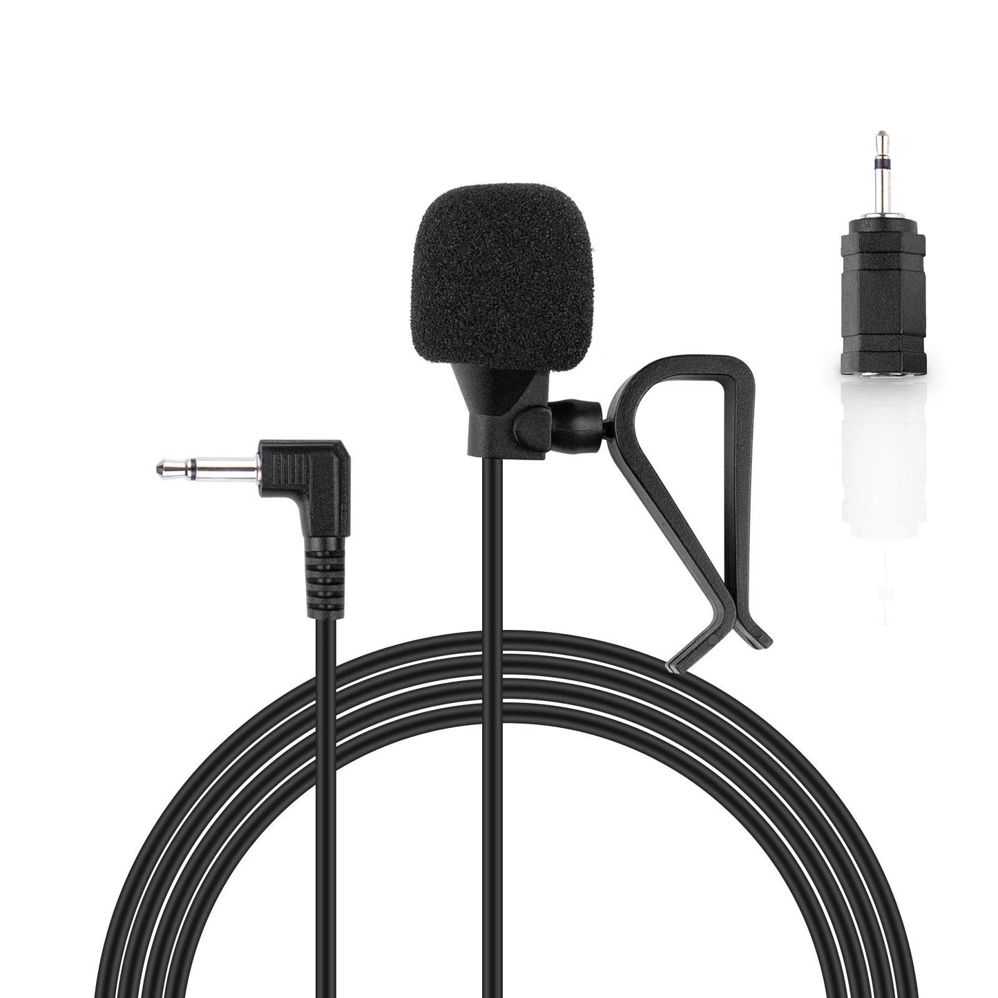 weishan Car Microphone 3.5mm, Radio Mic Replacement for Pioneer Black