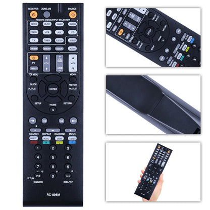 RC-896M Replacement Remote Control For Onkyo AV Receiver TX-SR444 TXSR444