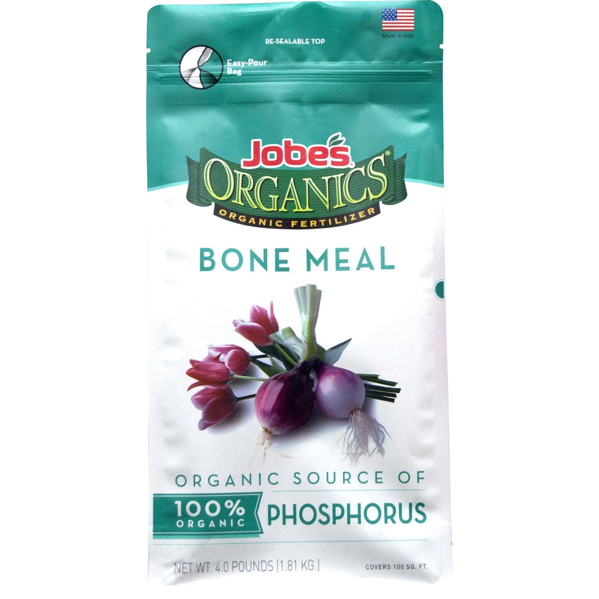 Jobe's Organics Granular Bone Meal Fertilizer, Strong Root 4lbs, Multicolor