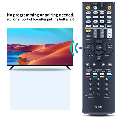 RC-882M Remote Control For Onkyo TX-NR838 TX-NR737 Audio Receiver