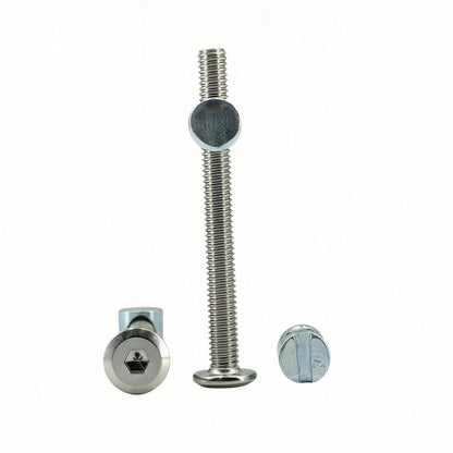 Crib Screws,Bed Frame Bolts and Nuts Kit, Parts, Bunk Bed M6x60mm