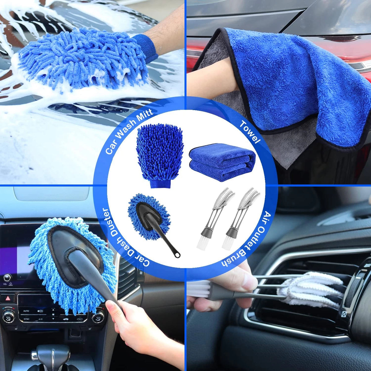 26Pcs Car Detailing Brush Set, Kit, 26PCS