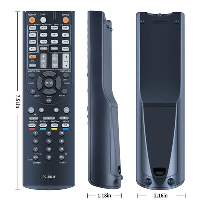 RC-801M For Onkyo AV Receiver Remote Control HT-RC360 HT-S7400 HT-R690