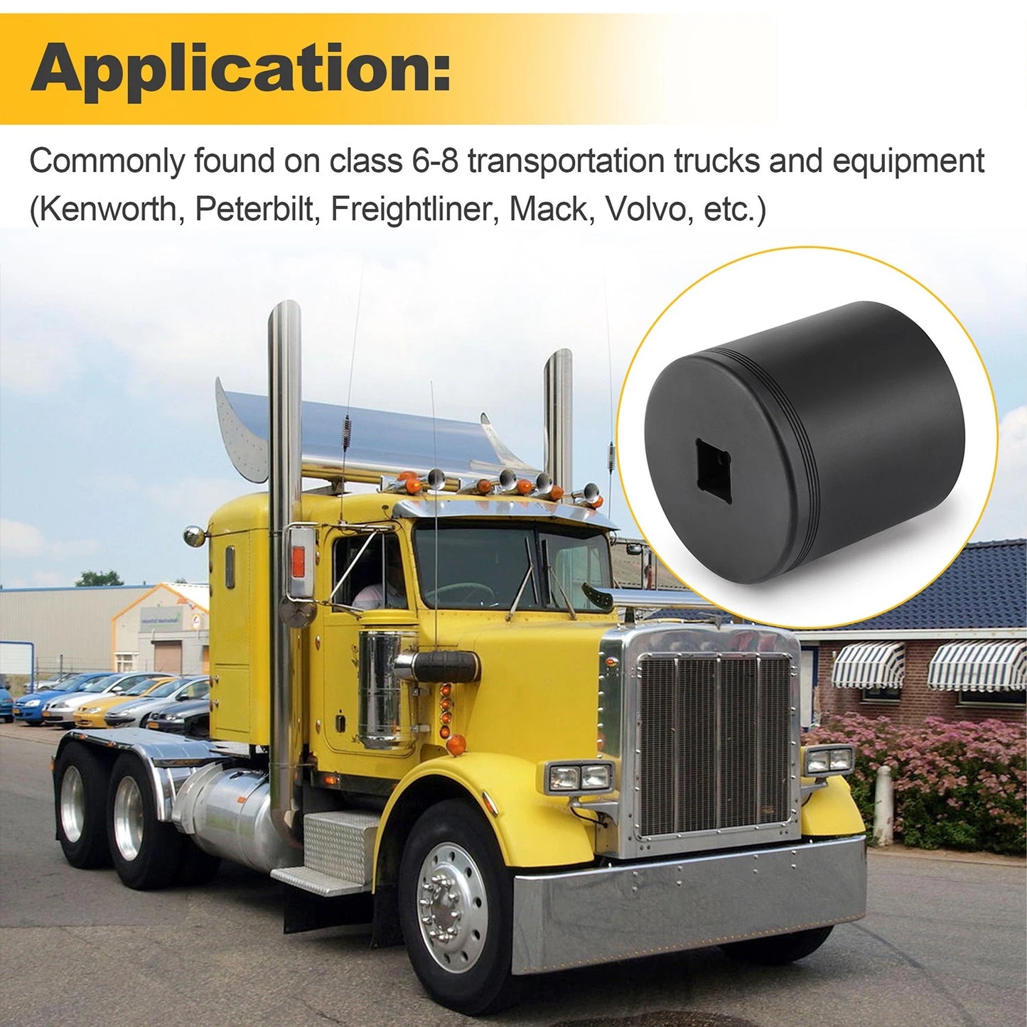 Tie Rod Socket Tool for Class 6-8 Trucks 10353 for Tie Rod Adjustment & Removal
