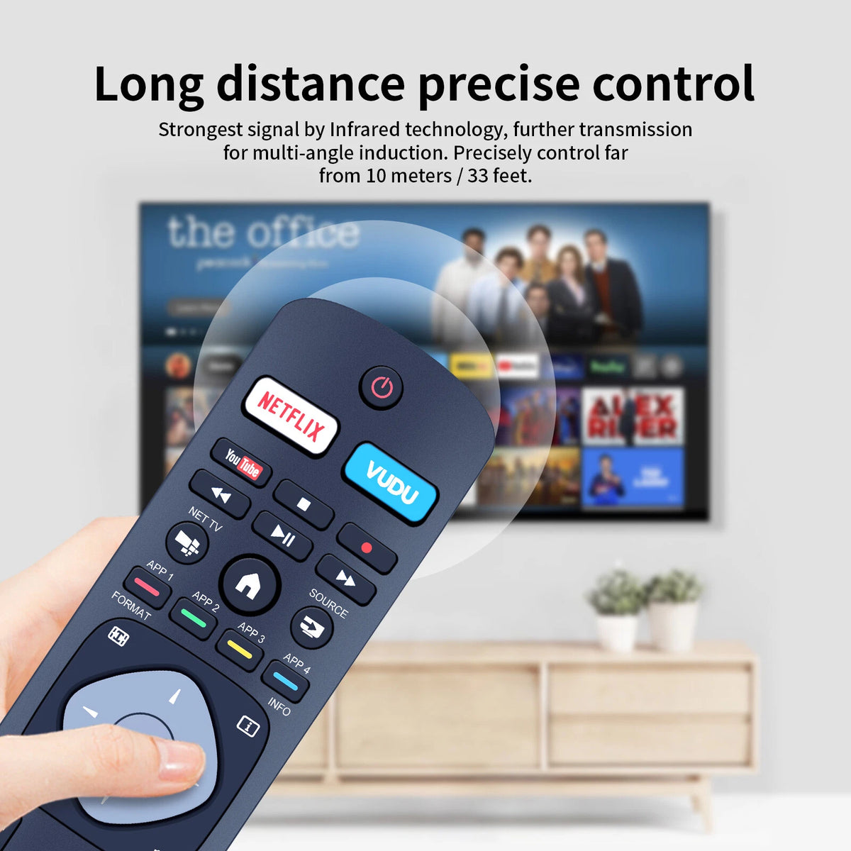 Remote Control For Philips 4000 7000 Series TV 55PFL4901/F7 55PFL7900/F7