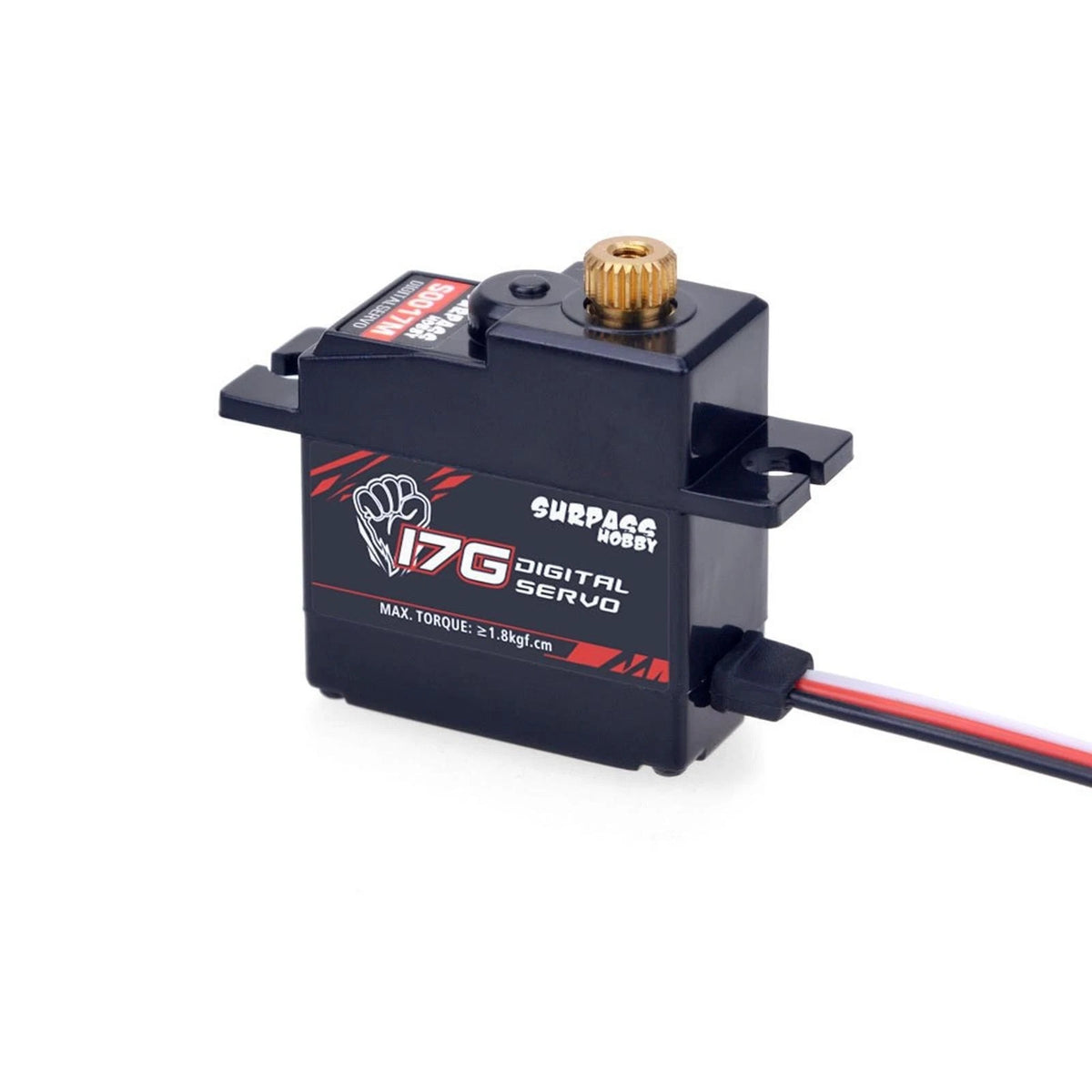 1/18 S0017M Micro Mini Servo 17G Metal Gear Digital Servo For RC Plane Boat Car