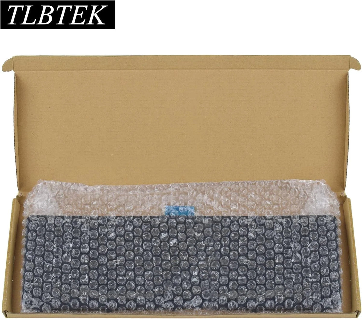TLBTEK Keyboard Replacement Compatible with Gateway GWTN156-11BK Gray