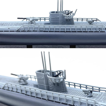 1/350 1942 WWII Germany U181 Navy Submarine Model Alloy Military Diecast Craft