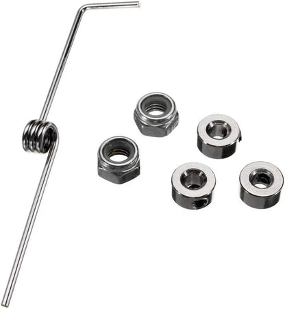 1 Set Aluminum Landing Gear Wheel Kit DIY Parts for RC Plane Jet Cessna...