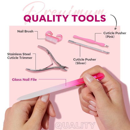 Modelones Cuticle Remover Kit 1 Count(Pack of 1 ), A1-Orange