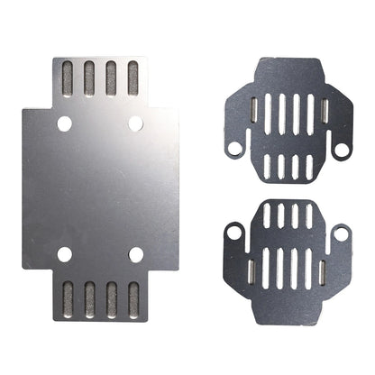 Stainless Steel Armor Chassis Bottom Guard for FMS FCX24 Power Wagon 1/24 RC Car