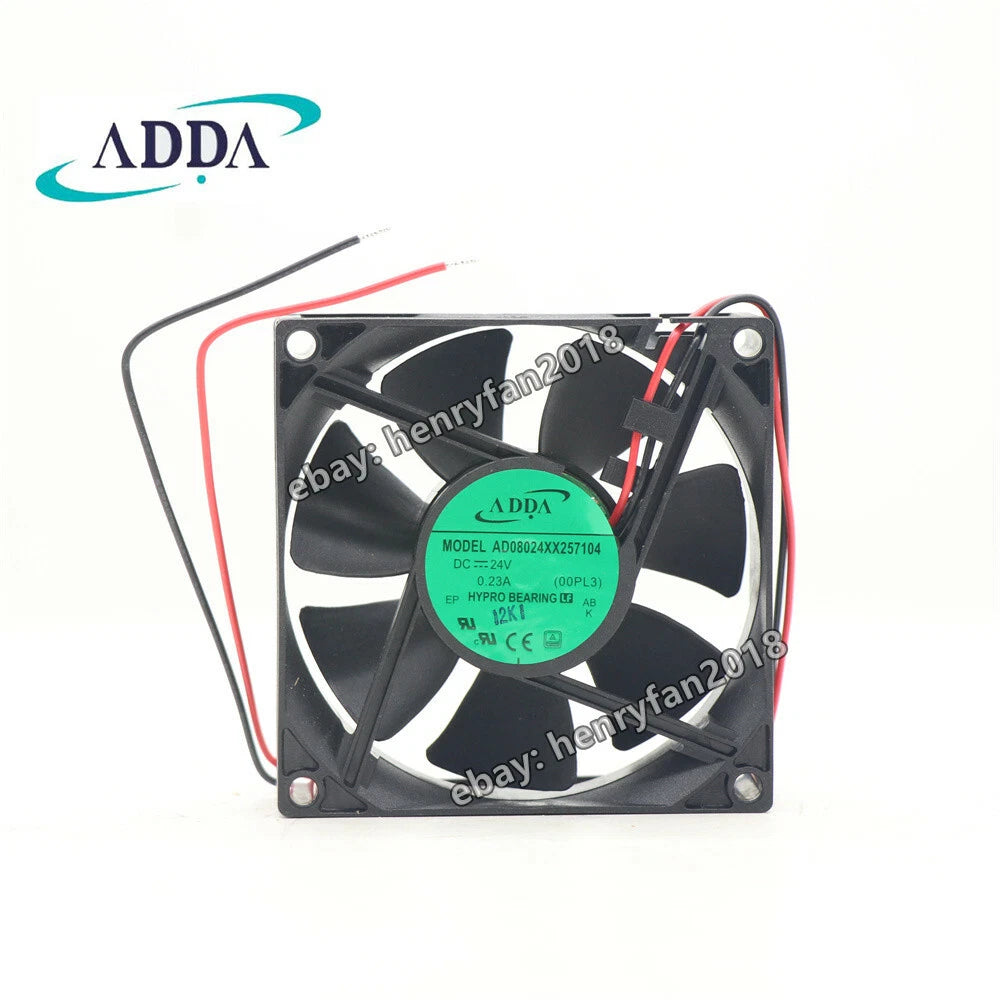 ADDA AD08024XX257104 AD0824UX-A71GL Axial Fan DC24V 0.23A 80*80*25MM Cooling Fan