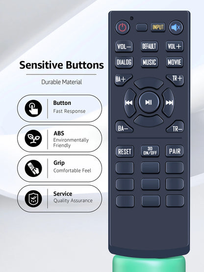Remote Control For Majority Bluetooth TV Sound Bar Naga 60 / Naga 80