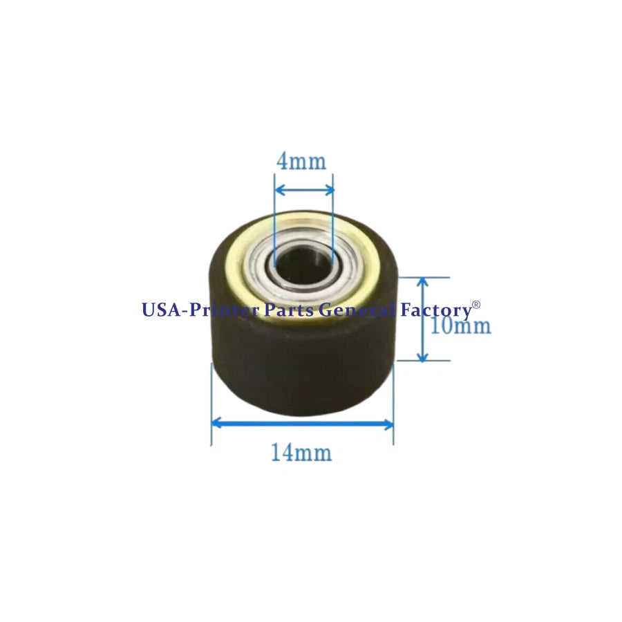 2pc 4x10x14mm pinch roller Mimaki Cutting plotter Vinyl Cutter Pressure Wheels