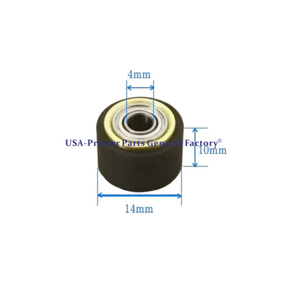 2pc 4x10x14mm pinch roller Mimaki Cutting plotter Vinyl Cutter Pressure Wheels