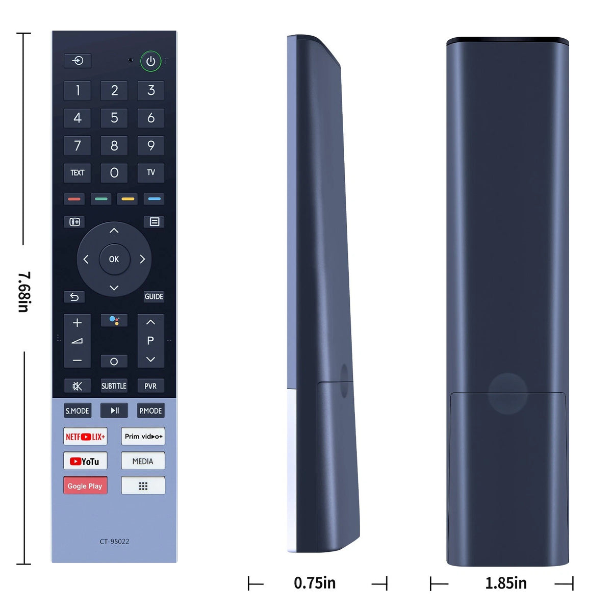 CT-95022 Voice For Toshiba TV Remote Control 55E350KP 65C350KP 65E350KP