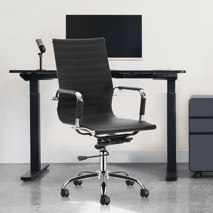 Mastery Mart Office Chair Base Replacement, 28 Inch Heavy 70 cm, Silver