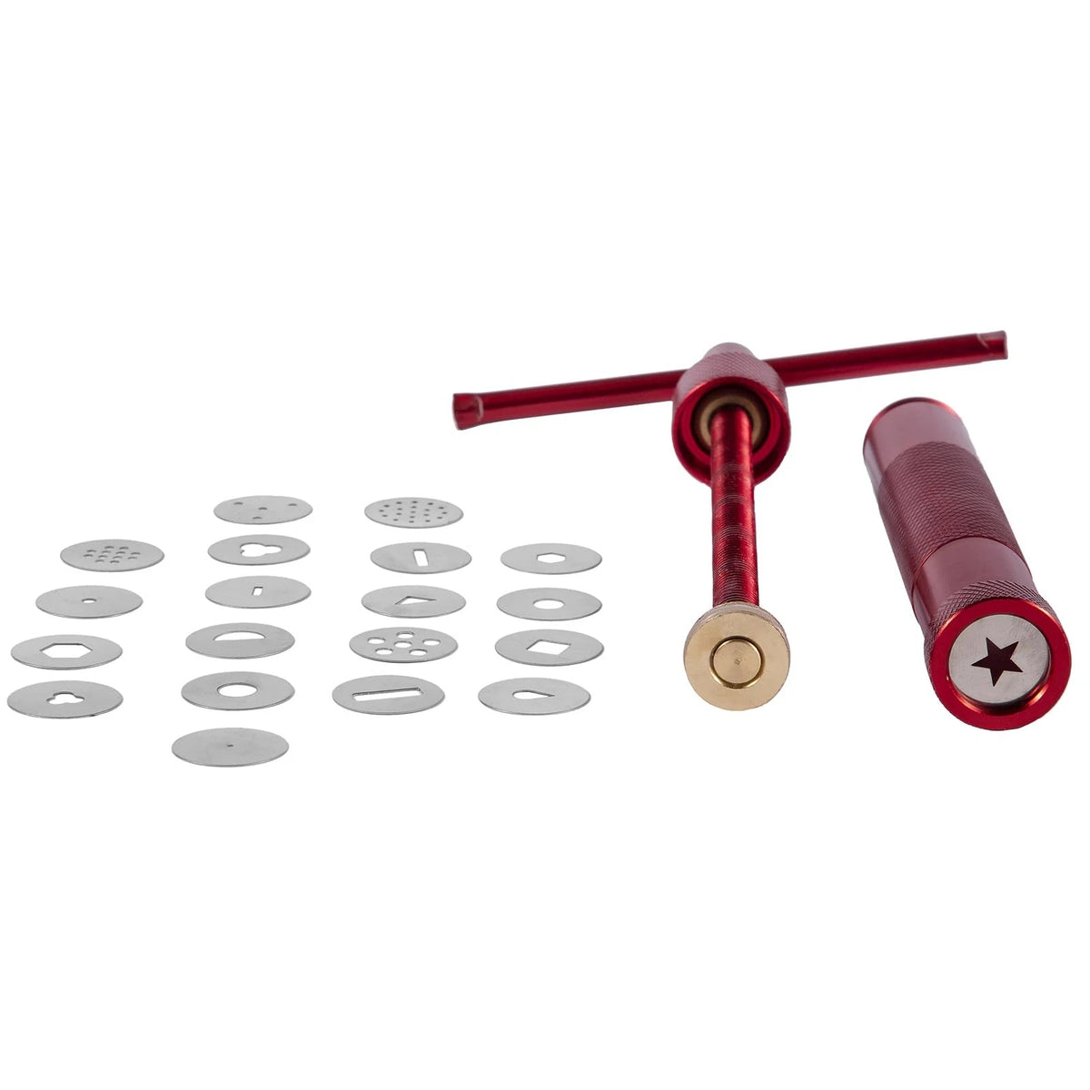 Stainless Steel Clay Extruder Sugar Paste Cake Fondant Red