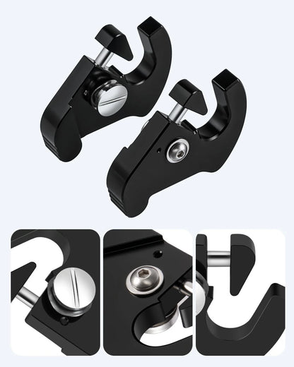 Benlari Detachable Mounting Luggage Rack Clips, Sissy Bar Latch Clips Fit...