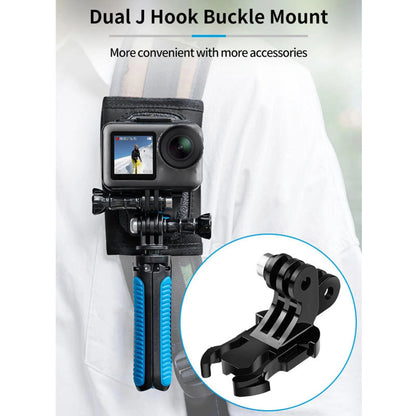 Dual J Hook Buckle Mount Quick-Release Adapter for Gopro Hero 8 DJI OSMO ACTION