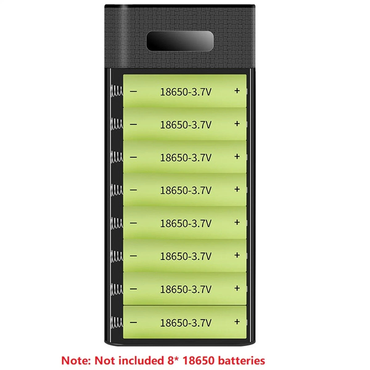 8*18650 DIY Digital Display Mobile Power Fast Charging Box without Batteries