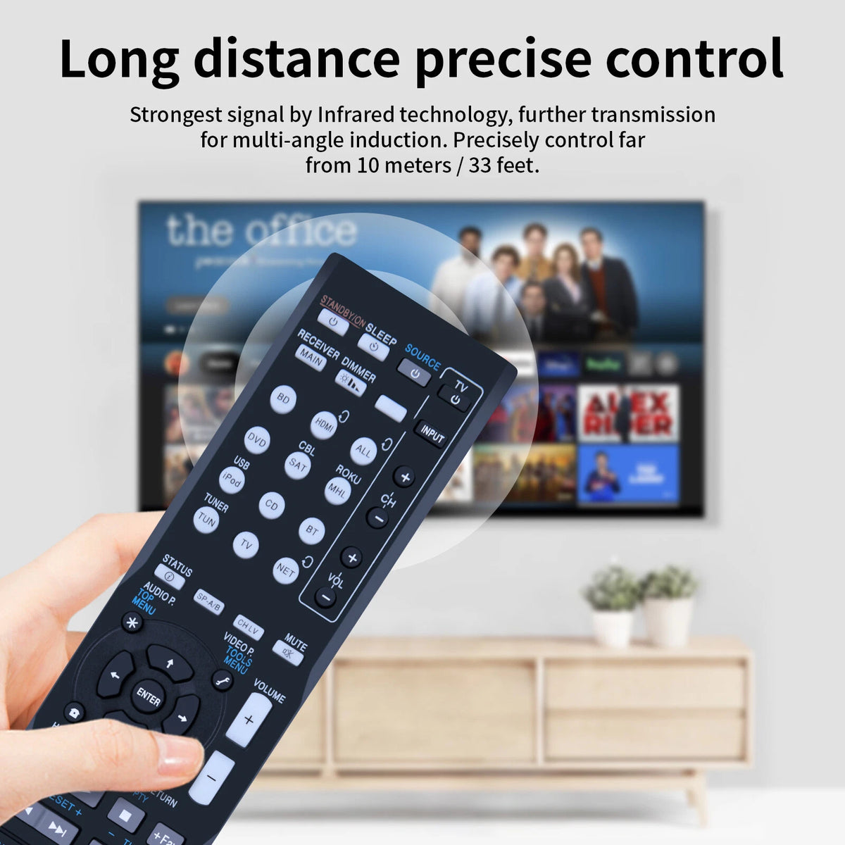 AXD7739 For Pioneer AV Receiver Remote Control VSX-95 VSX-1130-K VSX-830-K