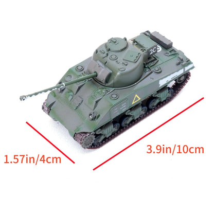 For Airfix 10cm Alloy 1/72 WWII Britain Sherman Firefly Tank Finished Model Gift