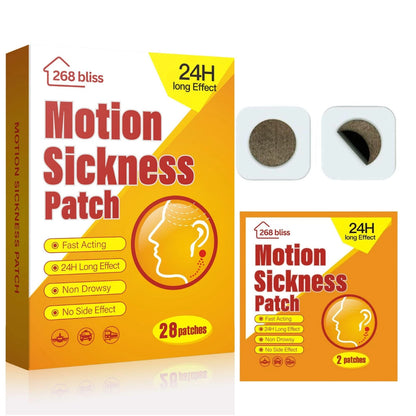 Motion Sickness Patches for 28 Count (Pack of 1), Brown