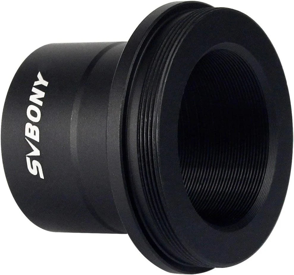 SVBONY T2 T Ring Adapter and T Adapter, 1.25 inches Metal Telescope Black