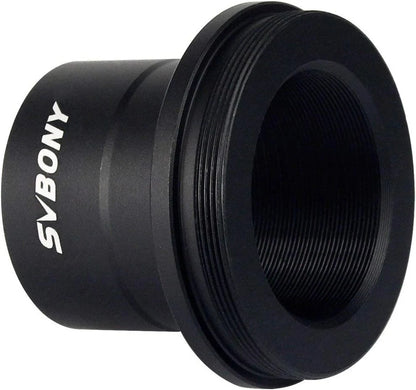 SVBONY T2 T Ring Adapter and T Adapter, 1.25 inches Metal Telescope Black