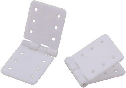 30PCS White 24x12 Remote Control Aircraft Hinges Nylon Hinge for RC Airplane...