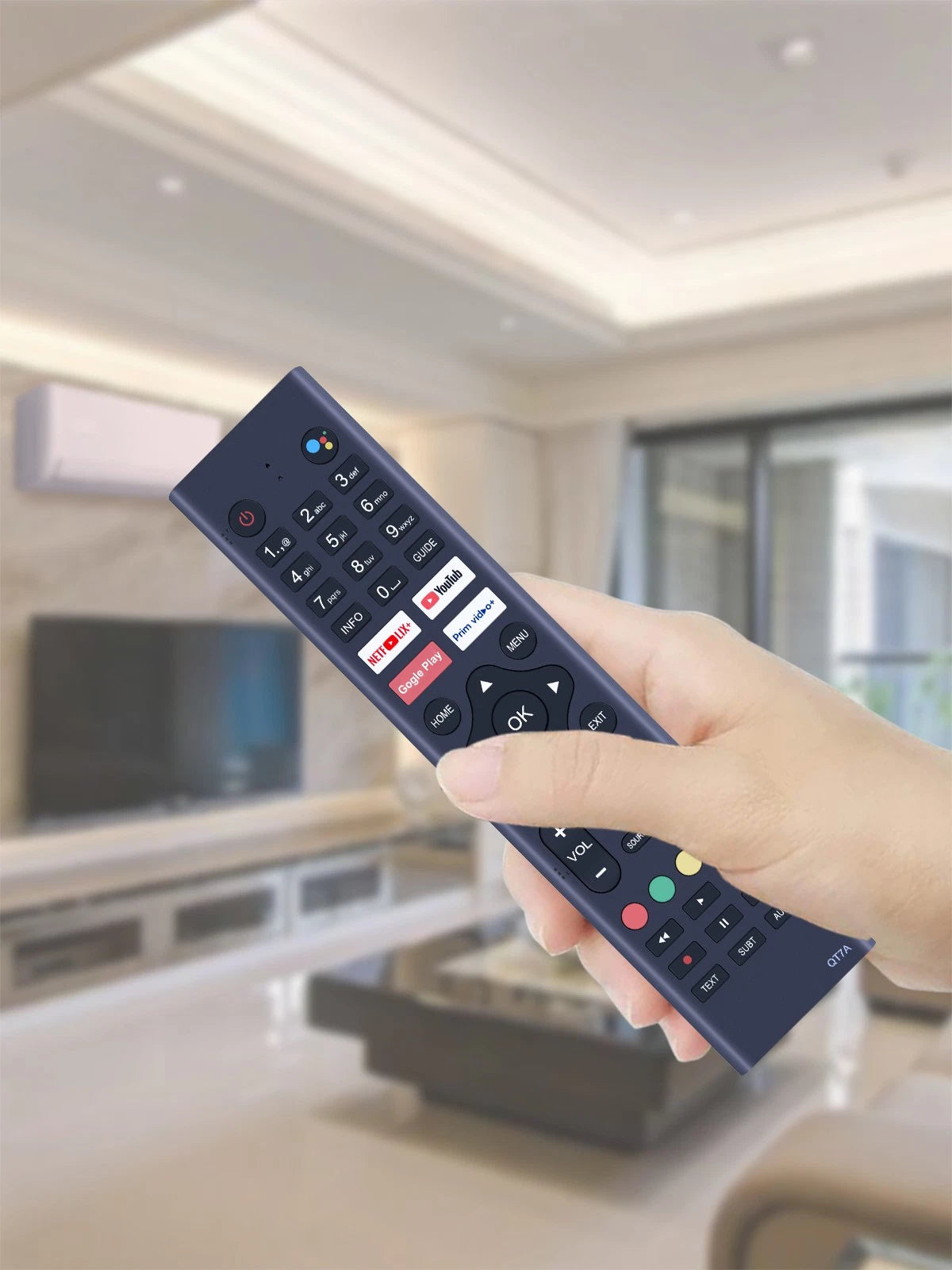 Voice Remote Control For Soniq ENGAL ENGEL KONIC G42FW60A G43FW60A QT7A