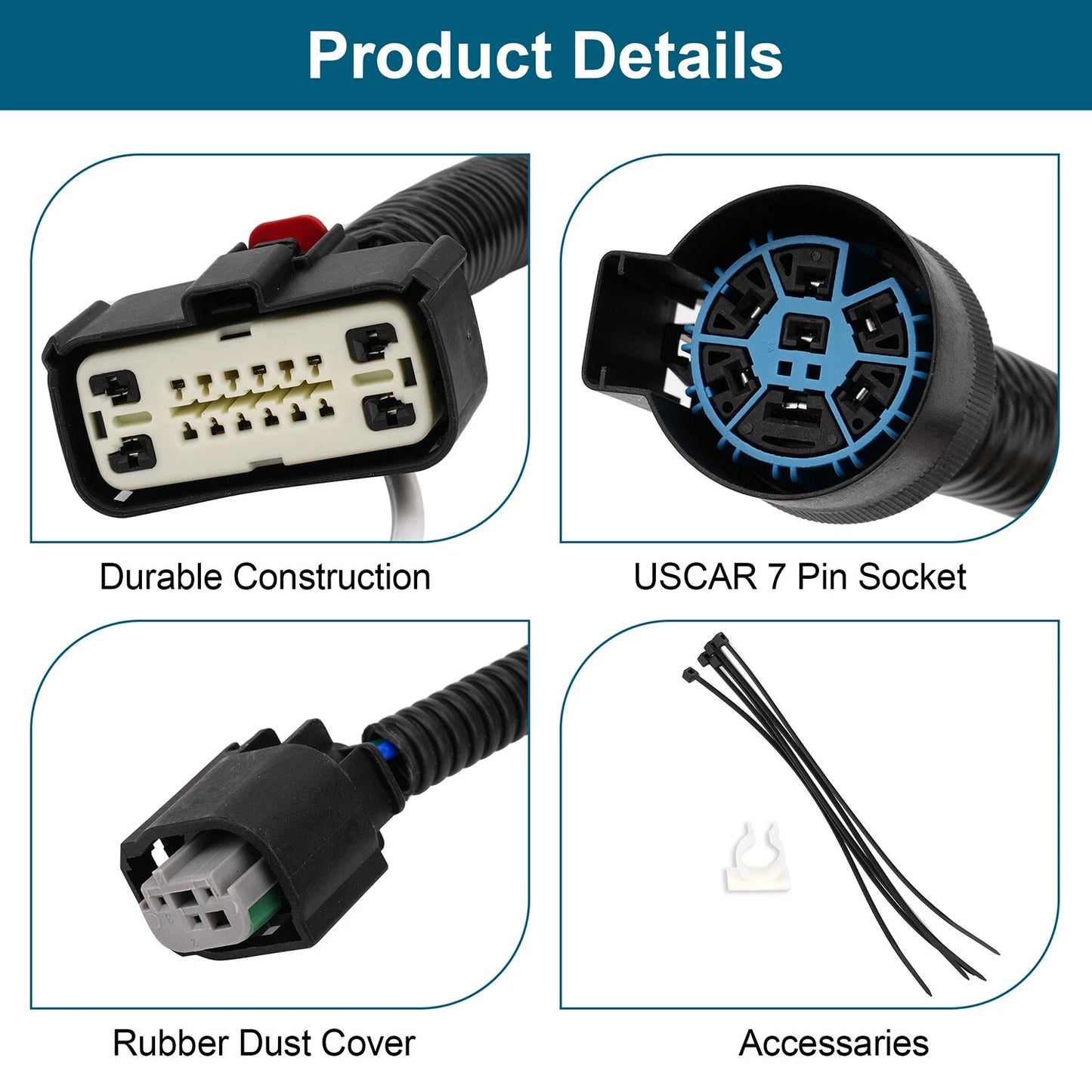 Trailer Tow Wiring Harness For Ford F-150 2009-2014 BL3Z-13A576-C