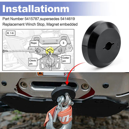 Bumper Magnet Stop 5415787 for Polaris 2021 Ranger 1000 XP Crew EPS