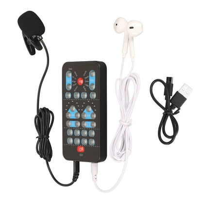 Portable Handheld Voice Changer With 8 Sound Effects For Karaoke Live Streaming
