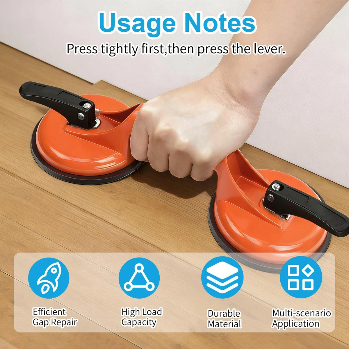 Laminate Floor Gap Repair Tool,Include Suction Cup and Mallet,Floor Gap...