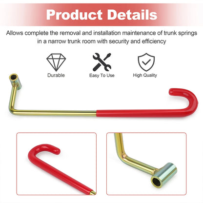 Trunk Lid Torsion Bar Spring Tool 90° For Honda Acura