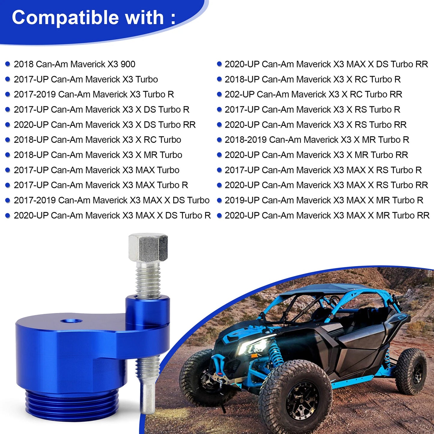 Belt Removal Tool for Can Am Maverick X3 / Trail / Max 2017-2020 529000088