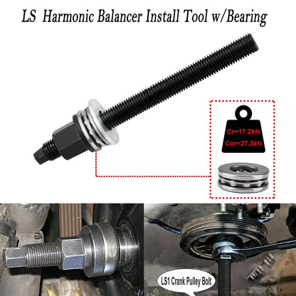 For LS2 LS3 LS6 LQ4 LQ9 LT1 Crankshaft Balancer Installer Tool M16 Thread Rod