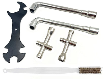 3D Printer Cleaning Tool Parts, 5 in 1 Wrench + 6mm 7mm L-Shaped Hexagonal...