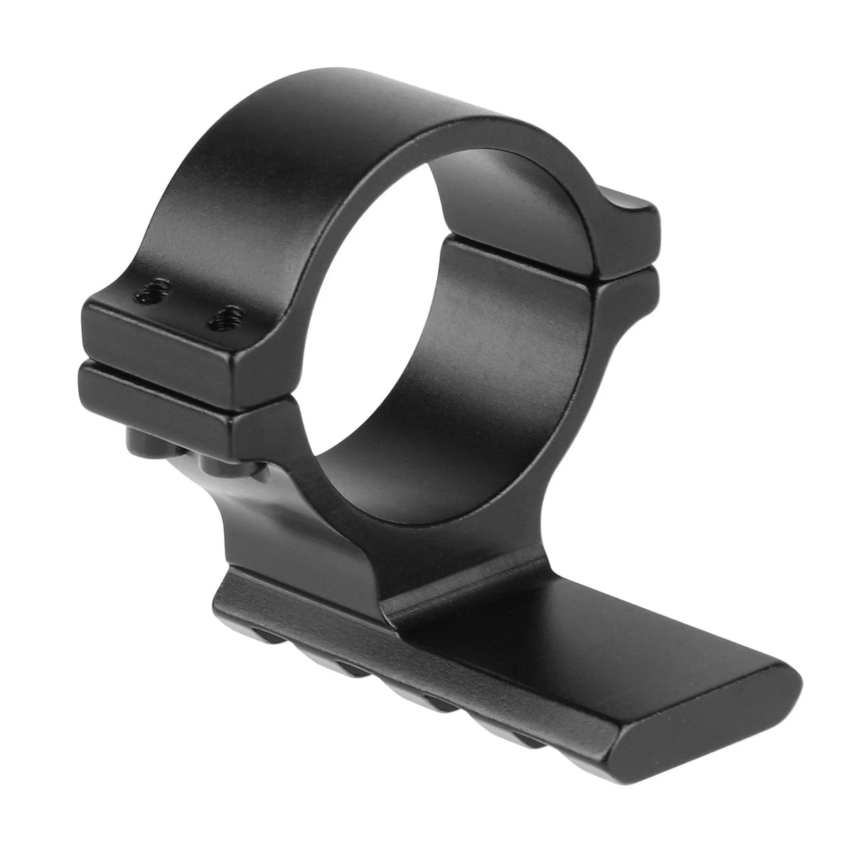 FENTUK 1"/25.4mm & 30mm Rifle Scope Ring Adaptor with Rail - Tactical Black