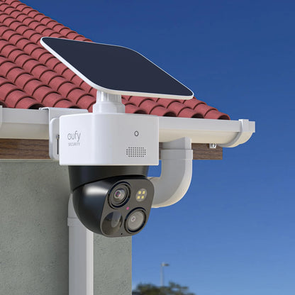 Lyeiaa Outdoor Gutter Mount Bracket for Eufy 317.23 cubic centimeters, White