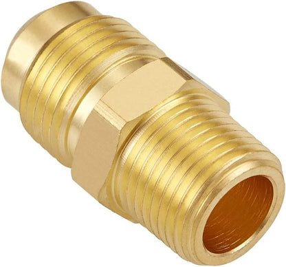 4 PCS 3/8 Inch Flexible Flex Gas Line Hose Brass 3/8Flare x1/2 NPT,