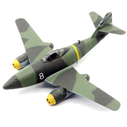High Simulation 15cm Alloy 1/72 German Messerschmitt Me-262 Fighter Model