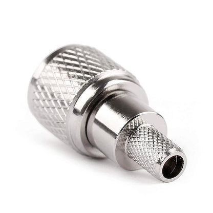 10x Mini-UHF Male Crimps Connector For RG-58/U Cable Radio Antenna Brass