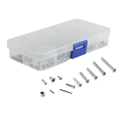 Stainless Steel Hexagonal Screws M2 M2.5 M1.6 1Box For 1/18 TRX4M Racing Car