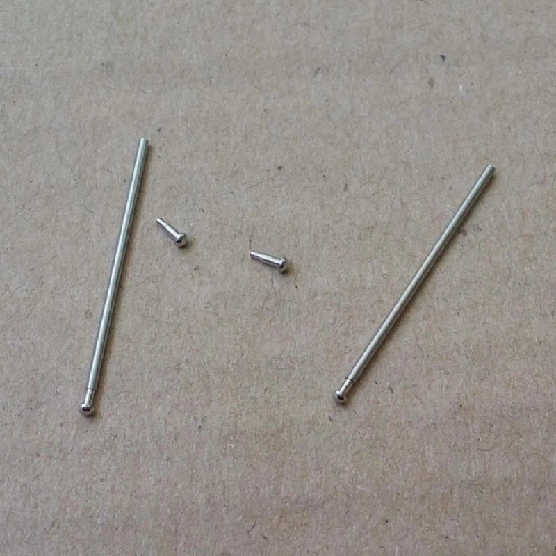 100Pcs 8-26mm Watch Band Clasp Buckle Tube Friction Pin Spring Bar 1mm Thick