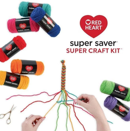 Red Heart Super Saver Yarn Craft 1116 yards / 1020 meters, Multicolor