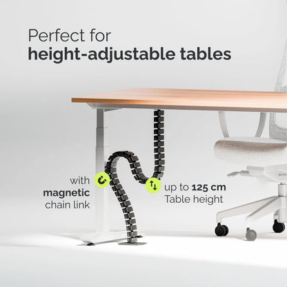 VALU Cable Management Spine – 49 Inch Organizer for Black