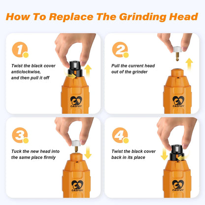 Casfuy Replacement Dog Nail Grinder Wheel – Compatible with Model N10, N20,...